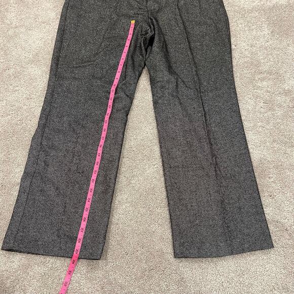 Talbots Women's Wool Dress Pants Grey Tweed Curvey Size 16 Petite‎ - Picture 6 of 10
